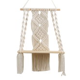 Étagère en macramé de style bohème